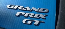 Pontiac Grand Prix Gt Side Door Or Rear Silver Emblem Badge Oem Genuine Set Used