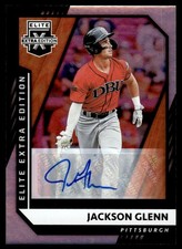 2021 Panini Elite Extra Edition Signatures Jackson Glenn Auto Pittsburgh Pirates