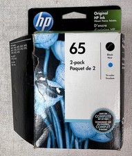 HP 65 2pack Combo Ink Cartridges 65 Black and Color NEW GENUINE Expired 2021