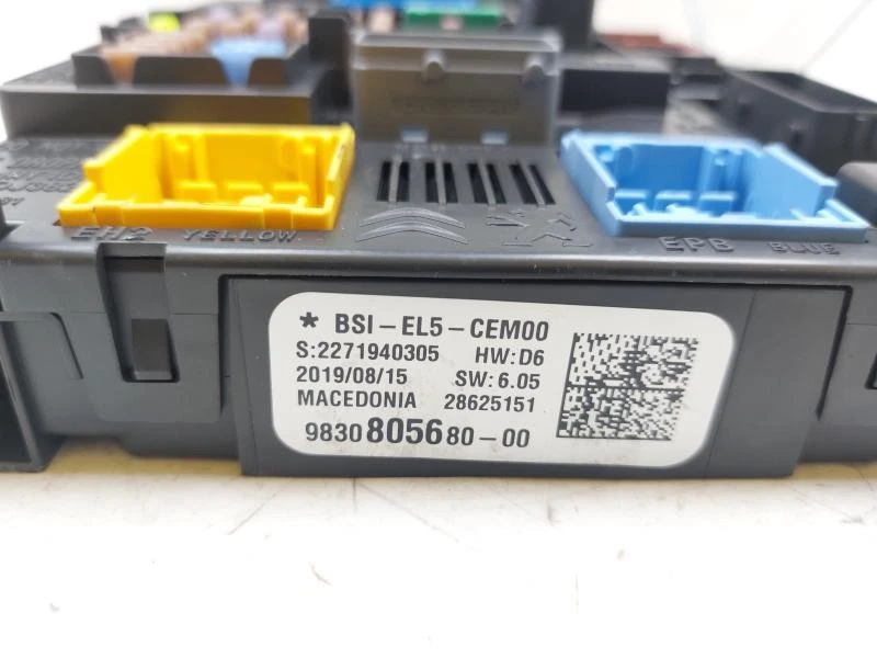 9830805680 BODY COMPUTER REM PEUGEOT 308 II (--) 1.5 HDI 16V MAN 6M 130CV 2019 5 - Immagine 3 di 3