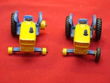 LESNEY / MATCHBOX No. 39C - 2 FORD TRACTORS - NEED SOME TIRES