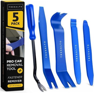 Compact 5-Piece Trim Removal Tool Set - Essential for Car Interior Projects
