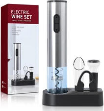 Electric Wine Opener, Automatic Electric Corkscrew Wine Opener,Battery Operated