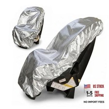 Car Seat Sun Shade Cover, Heat Reflective Protector  Universal Fit, Blocks