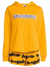 Nickelodeon Garfield Hoodie  Shorts 2 Piece Pajama Lounge Set-WOMENS SZ 2X New