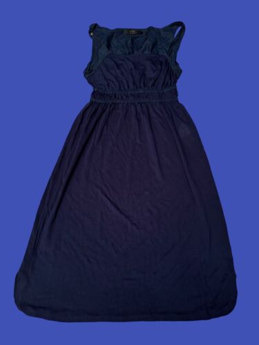 Thomas Burberry Women's Sleeveless Dress Navy Size