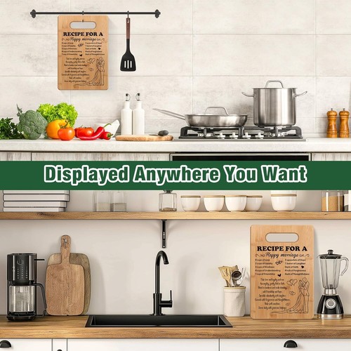 Personalized Wedding Cutting Board - Ideal Gift for Engagements & Anniversaries - Picture 6 of 8