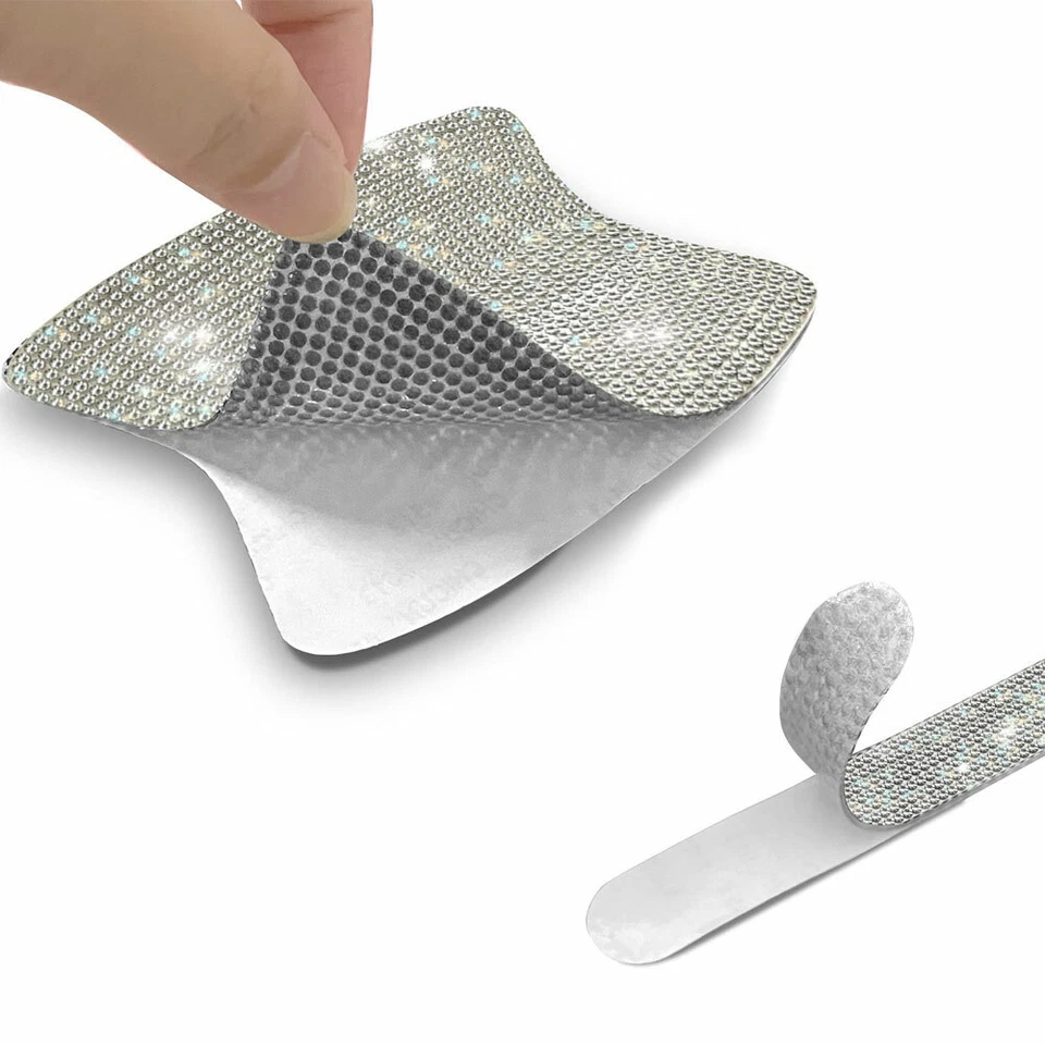 8PCS/Set Rhinestone Car Door Handle Sticker Diamond Decals Bling Car Accessory — 第 2/4 张图片