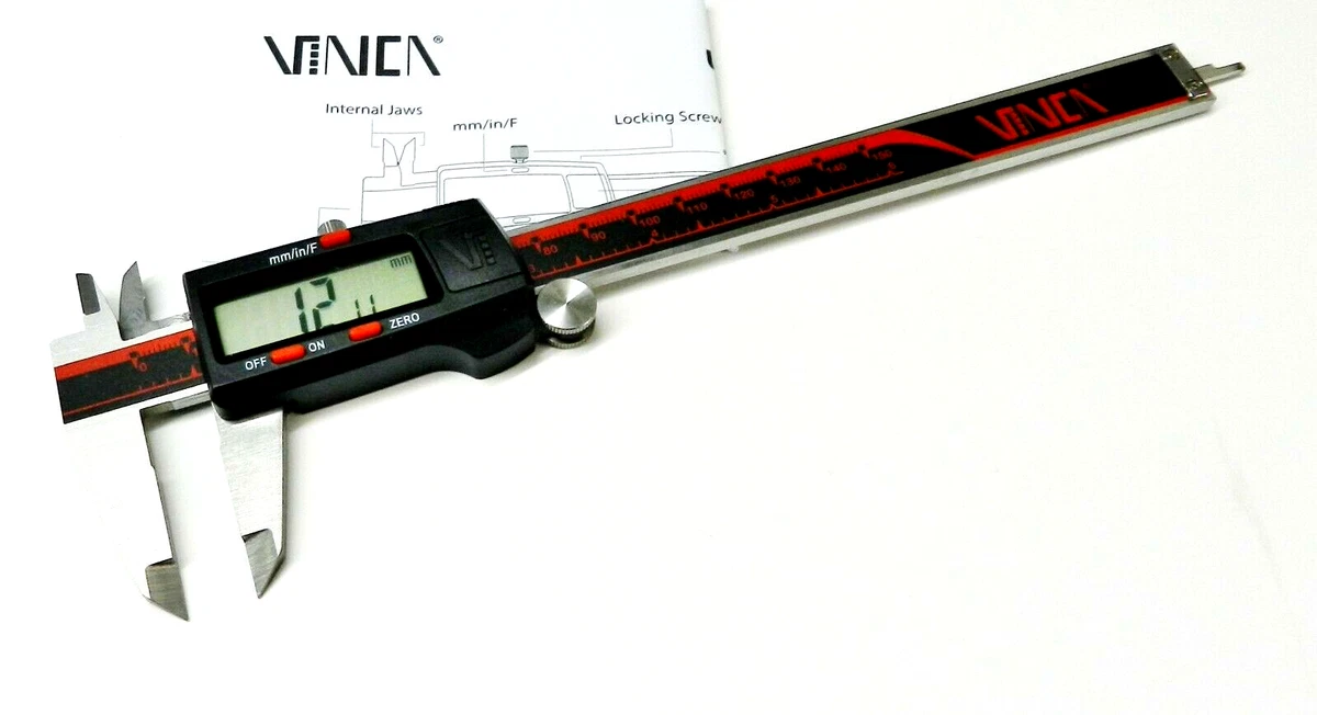 Digital Caliper VINCA DCLA 0605 Electronic Digital Vernier Micrometer Caliper 6