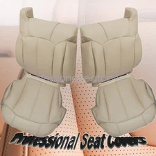 1999-2002 Fit For Chevy Tahoe Suburban Replacement Leather Seat Cover Light Tan