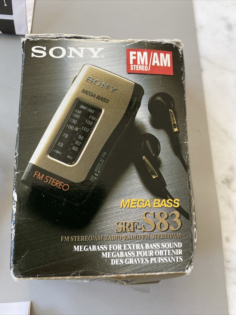 SONY FM/AM MEGA BASS STEREO Working CONDITION In Box NO SONY FM/AM MEGA BASS STEREO Working CONDITION In Box NO