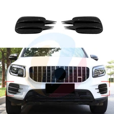 Refit Front Bumper Grille Cover w/ Carbon Fiber For Mercedes X247 GLB Base 20~22