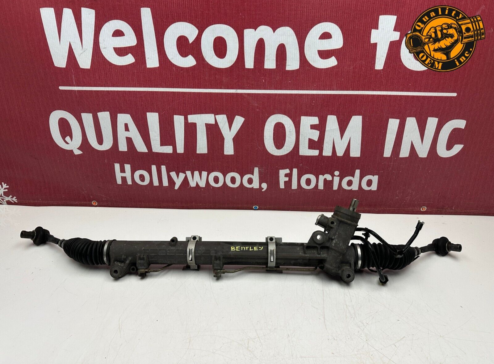 2003-2010 BENTLEY CONTINENTAL HYDRAULIC STEERING GEAR RACK & PINION OEM 49kmiles