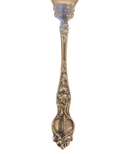 R. Wallace & Sons Violet Sterling Silver Dessert Salad Fork 6" Shreve and Co - Picture 5 of 10