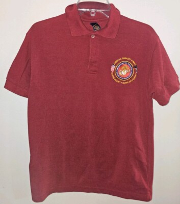 Men's Marine Security Guard Detachment American Embassy KUWAIT Navy Polo Shirt S