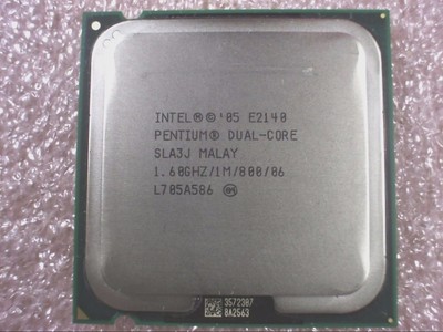 Intel Pentium E2140 Dual Core Cpu Sla3j 1 6ghz 1mb 800mhz Fsb Processor Lga775 Ebay