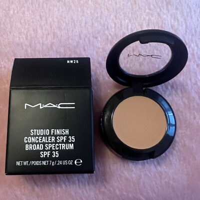 MAC Studio Finish Concealer SPF35 Shade NW25 Full Size 7g / 0.24oz New In Box