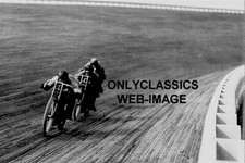 1919 MOTORCYCLE RACING FACTORY RACER ALTOONA PA BOARDTRACK DAREDEVILS 8X12 PHOTO