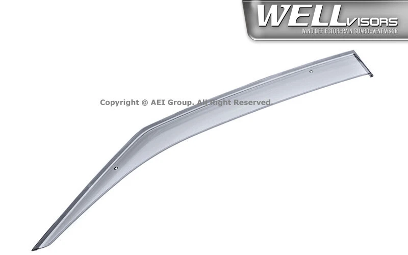 Viseras de ventana WELL para Cadillac CTS 2008-2013 sedán protectores de lluvia premium Foto 3 de 4