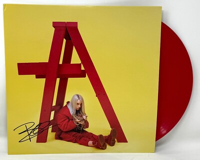 Billie Eilish Signed Autograph Don't Smile At Me Vinyl Record