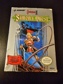 Sistema de entretenimiento Castlevania II 2 Simon's Quest Nintendo NES CIB completo