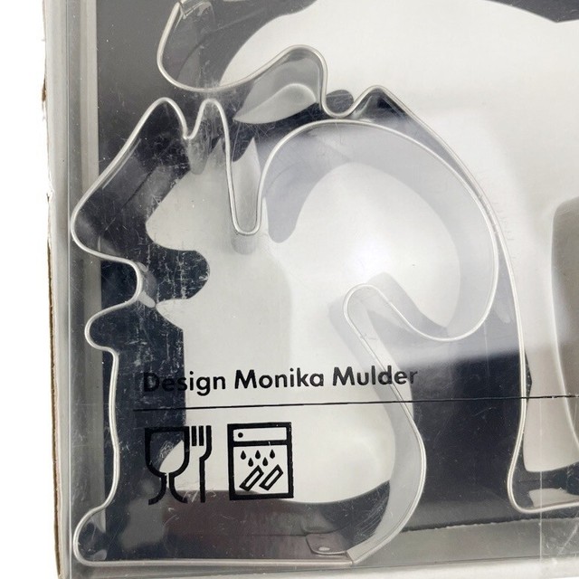 IKEA Drommar Set of 6 Holiday Animals Stainless Cookie Pastry Cutters