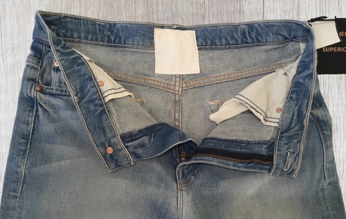 Pantalones de mezclilla MOTHER SUPERIOR I Confess The Insider Crop Step Fray, talla 32, nuevos con etiquetas - Imagen 7 de 14