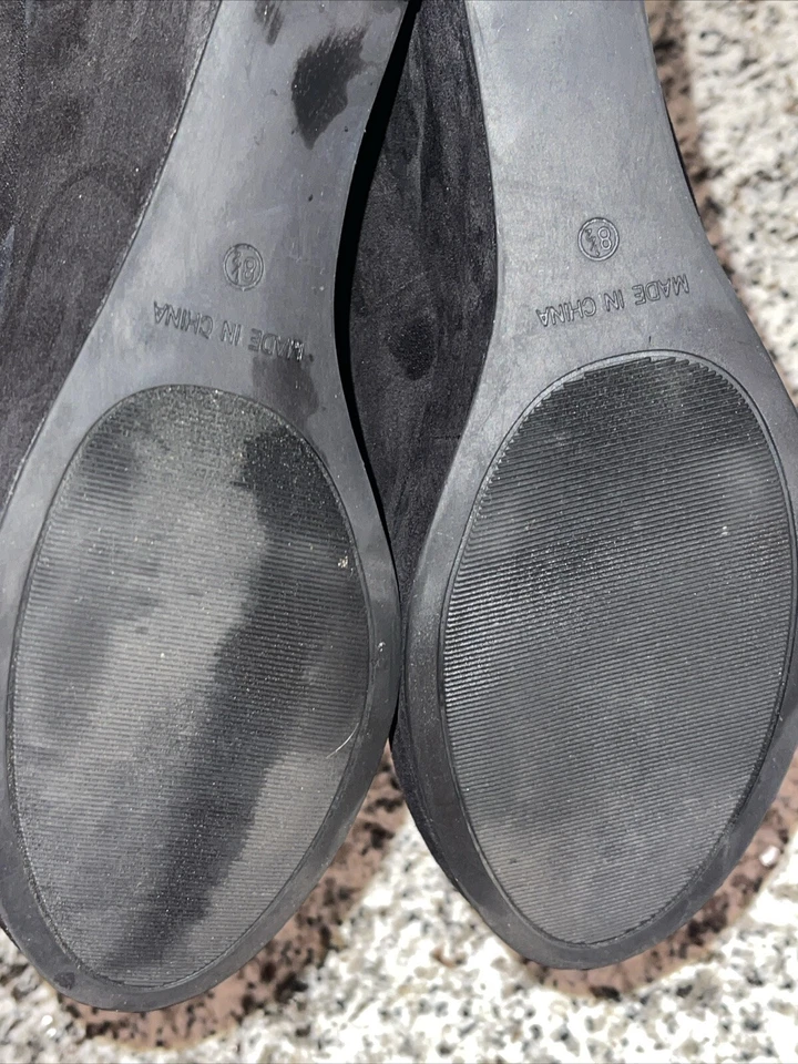 American Rag Kenna Black Wedge Slip On Shoes Women's Size 8.5M - Image 4 of 4