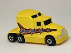 VIntage Hot Wheels Mini Big Rigger Stunt Show Kenworth 76 Big Rig Yellow