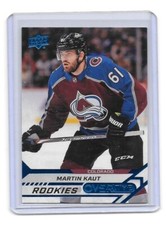 2020-21 UPPER DECK OVERTIME HOCKEY MARTIN KAUT ROOKIES BLUE #53