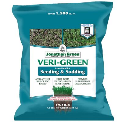 Jonathan Green Veri-Green Seeding & Sodding Lawn Food, 1,500 sq. ft.