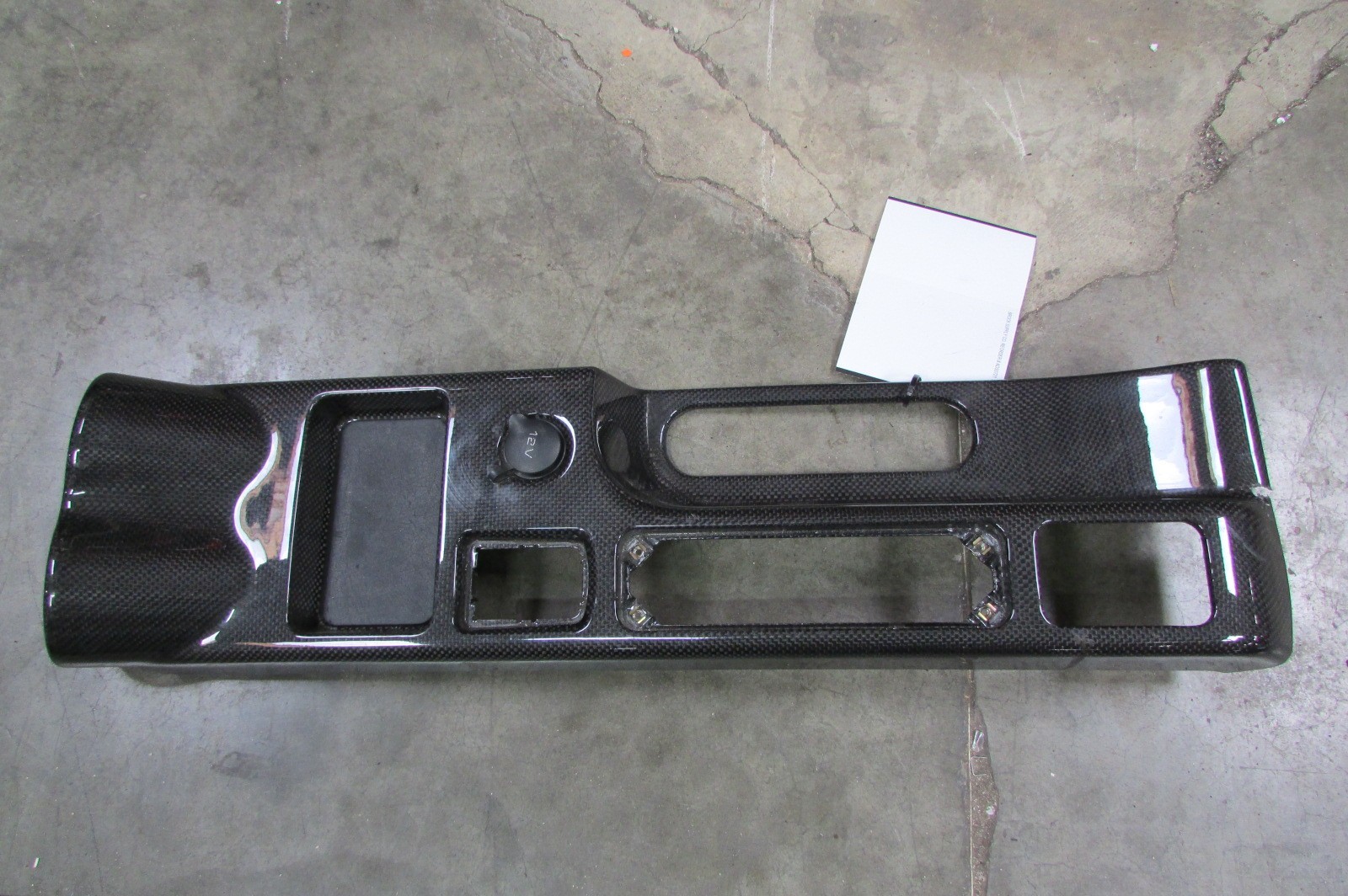 Maserati Gransport, Carbon Fiber Center Console, Used, P/N 68326200