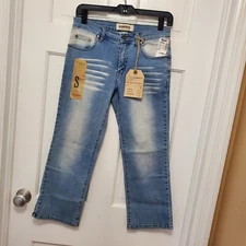 NWT Hydraulic Crop Style Blue Jeans Size Small