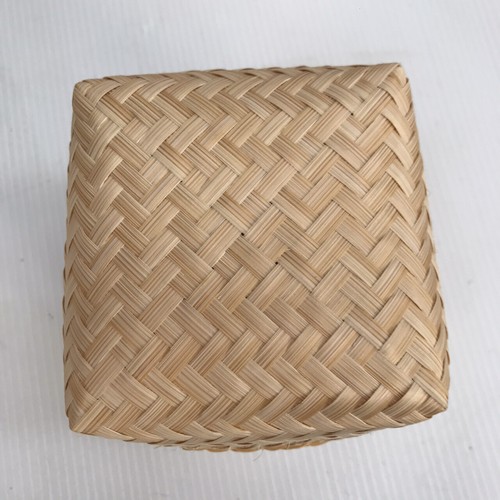 Vintage Thai Handicraft Kratip Sticky Rice Small Bamboo Serving Basket Size3"X3" - Picture 21 of 96