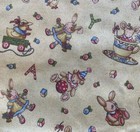 New ListingVtg Mary Engelbreit Fabric Bear Bunny Duck Nursery Toys Baby Cotton Bty 44” W