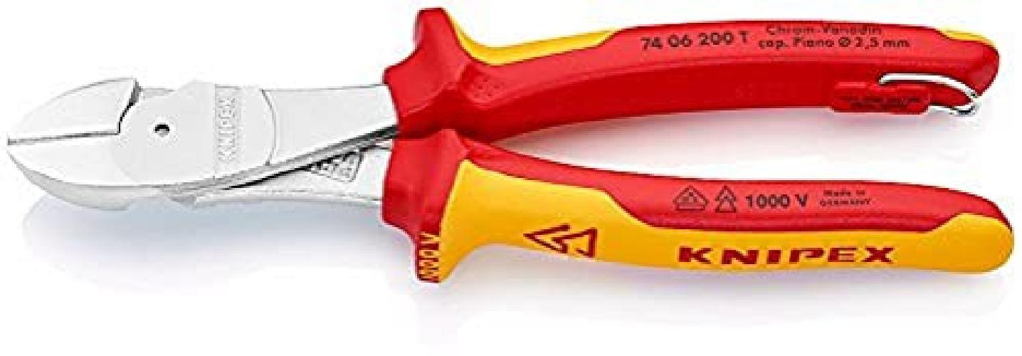 KNIPEX Tronchese laterale per meccanica tipo forte isolamento 1000V (200 mm) 74