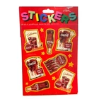 Vintage Coca Cola Retro Stickers Self-Adhesive 4 Sheets 1988 Coke Collectable