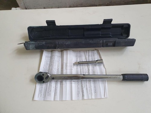 FERVI Chiave di Torsione DINANOMETRICA 28-1210 NM - Argento/Nero QUAD. 1/2"-3,8"