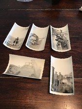 Assorted WW2 Pictures - Lot of 5 - ORIGINAL PHOTO 3.5  X 2.5  Stamped 356