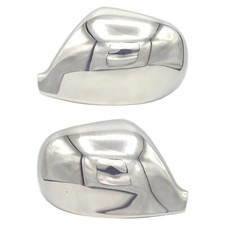 YOU.S Außenspiegelkappen Gehäuse Edelstahl 2-TLG für VW Transporter T6 Bj. 2015