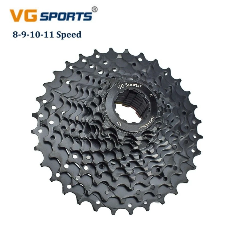 VG Sports 8 9 10 11 Speed Cassette Black 32 40 42 46T Fit SRAM