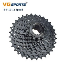VG Sports 8 9 10 11 Speed Cassette Black 32/40/42/46T Fit SRAM SHIMANO Road Bike