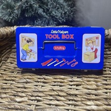 Schylling Little Helper Tool Box -With One Tool - Blue Red Tool Box W/screws