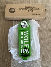 Golden Road Brewing Wolf Among Weeds IPA 8" small shotgun Beer Tap Handle L.A.