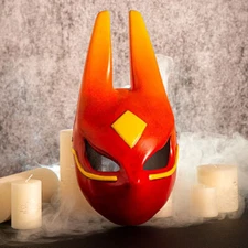 Anime Game Sky: Children of the Light Cosplay Red Fox Mask FRP Resin Props Mask