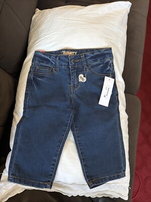Celebrity Pink Girls Dark Wash Denim Shorts, Size 7