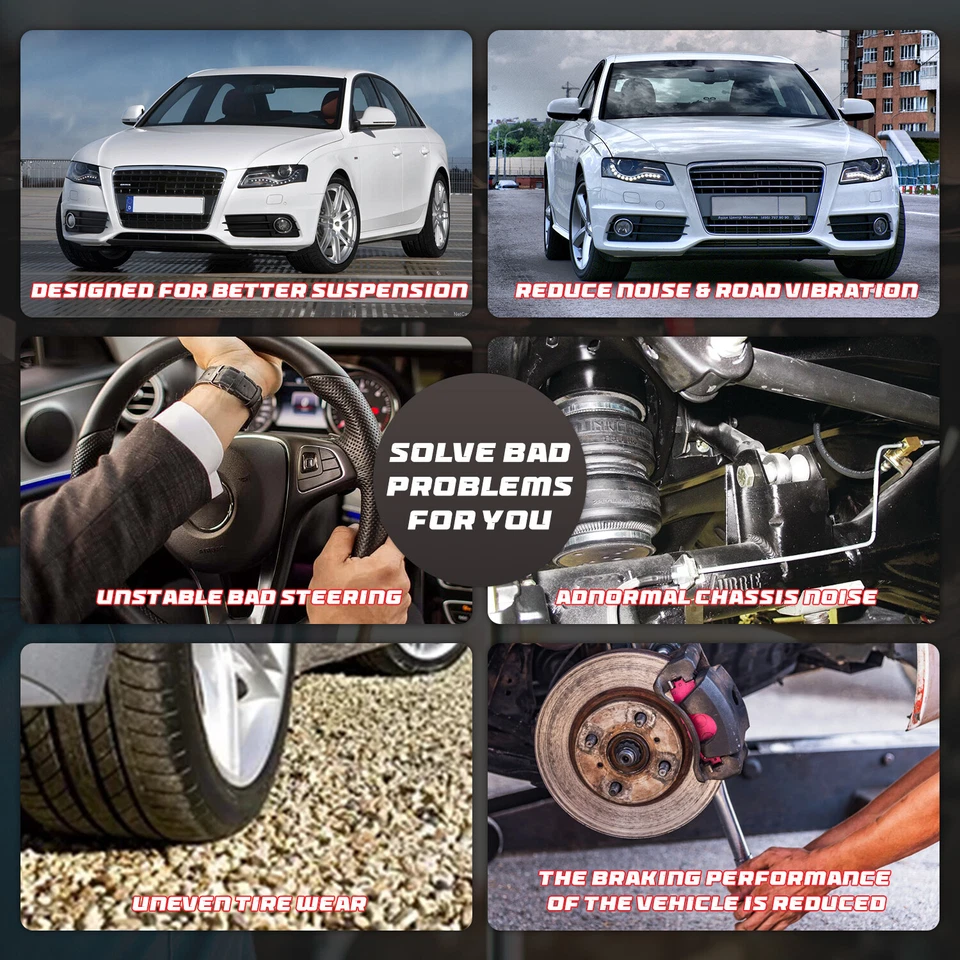 Brazos de control de enlace lateral 16 piezas para Audi A4 A5 S4 S5 Q5 Quattro 2008-2009 Foto 4 de 4