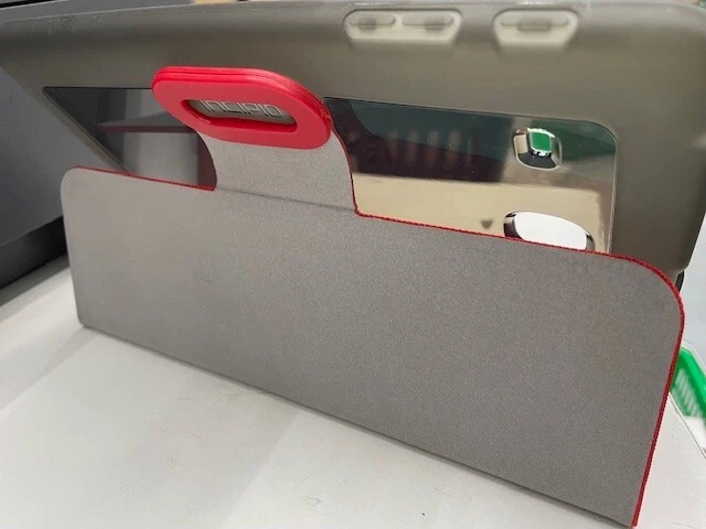 Incipio CLARION Translucent FOLIO Case for Samsung Galaxy Tab E (8") - RED - Image 4 of 4