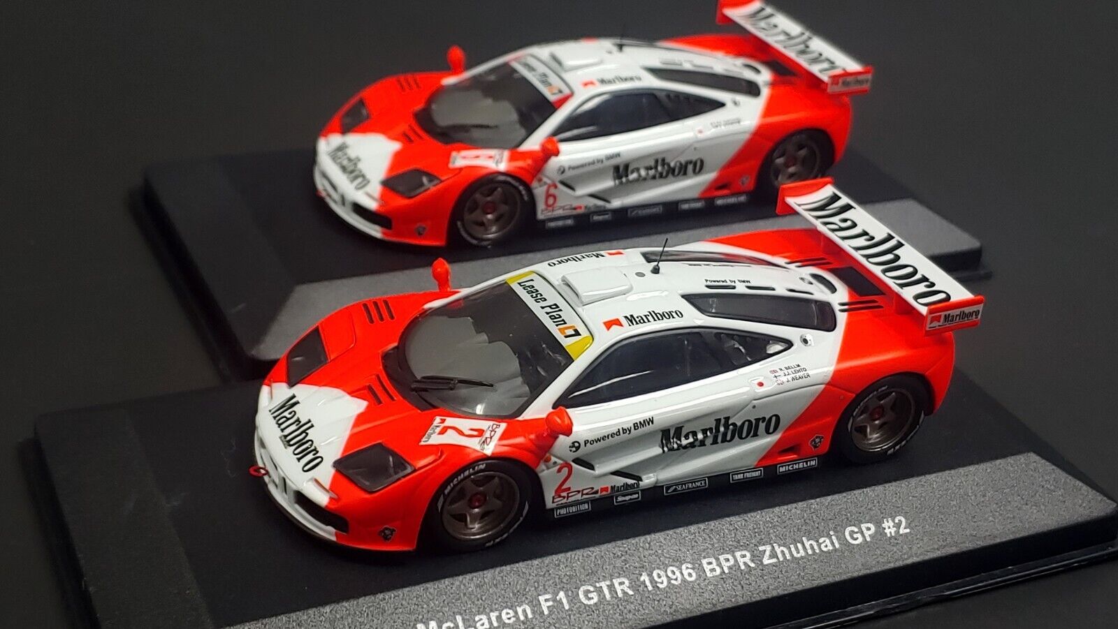 1/43 Palma (Ixo) Mclaren F1 GTR BPR Zhuhai GP Set (No minichamps / Spark)