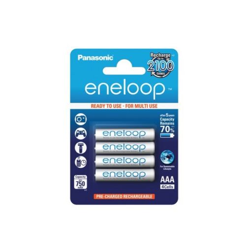 Panasonic eneloop Akkus AAA 800 mAh Micro / AA 2000 mAh Mignon Accus im Blister - Bild 1 von 6